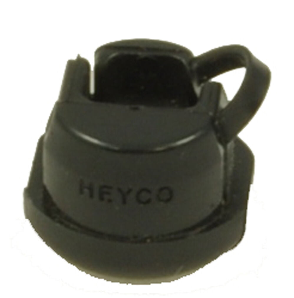 Shop Supplies: SS-3265 Strain Relief, Heyco 17/2 Black Plastic Grommet