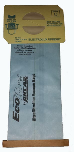 Electrolux Micro-Filtration Style U Upright Vacuum Bags - 60 Bags