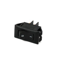 Shop Vac Switch, Black Rectangle Rocker 2-Post 464A Part 82303041