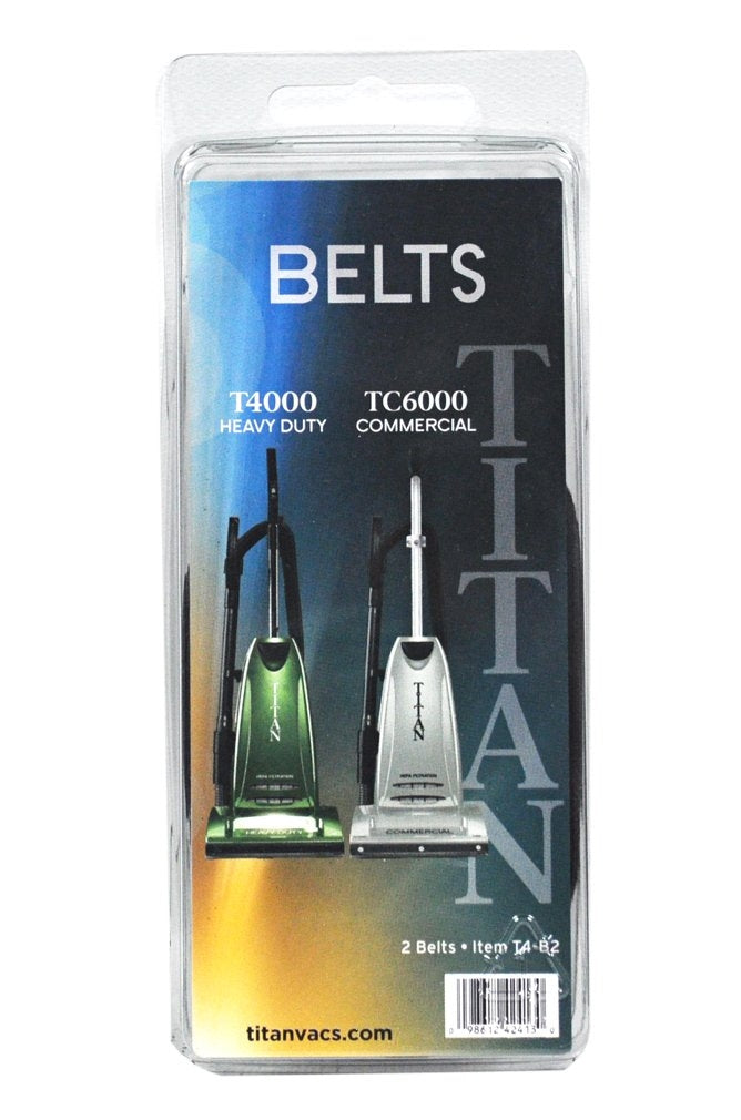 BELT-TITAN T4000,TC6000 UPRIGHT,2PK,FLAT T4-B2