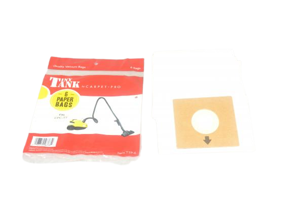 PAPER BAGS-CARPET PRO CPC-TT CANISTER,6PK TTP-6