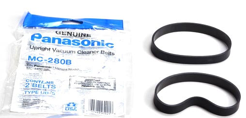 Panasonic MC-280B Type UB-5 upright vacuum Belts - Genuine - 2 pack