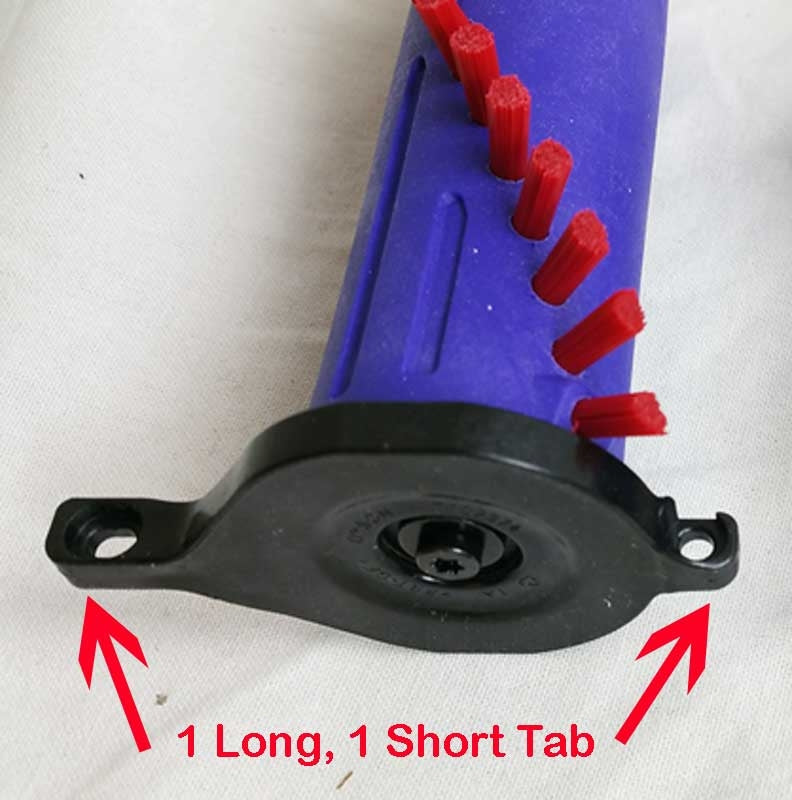 Dyson Brushbar Service Assembly 966870‑01 for for DC77, UP14 Upright Vacuums - One Short and One Long Tab