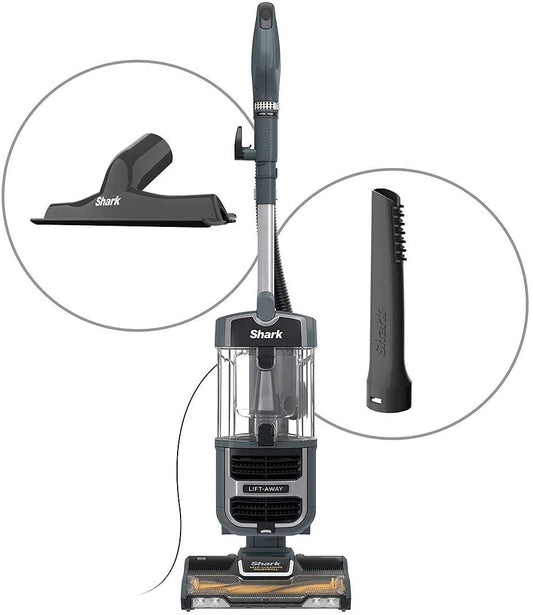 Shark UV725 Navigator Lift-Away with Self Cleaning Brushroll Upright Vacuum with HEPA Filter, Gray (Renewed)