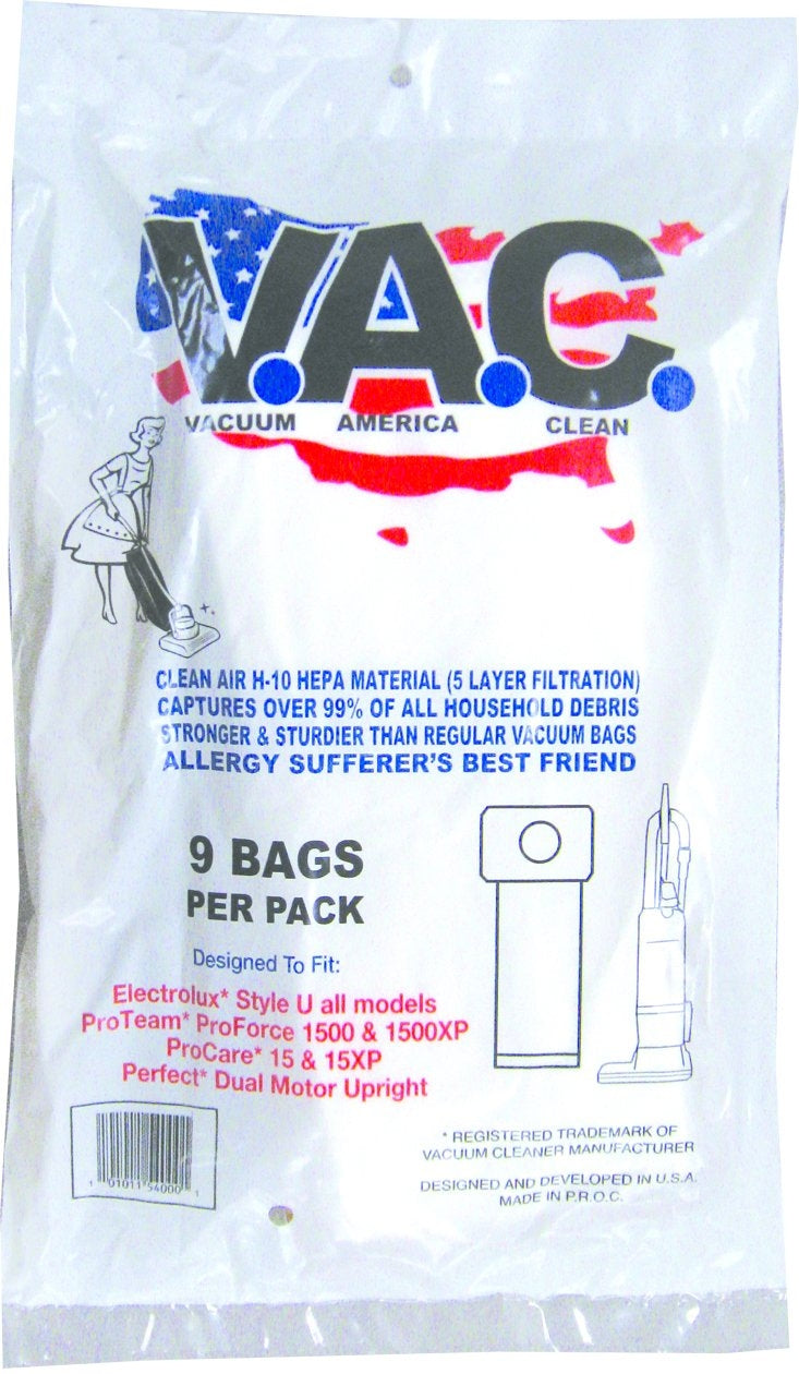 Perfect: PE-1403 Paper Bag, Lux Type U 9 Pk