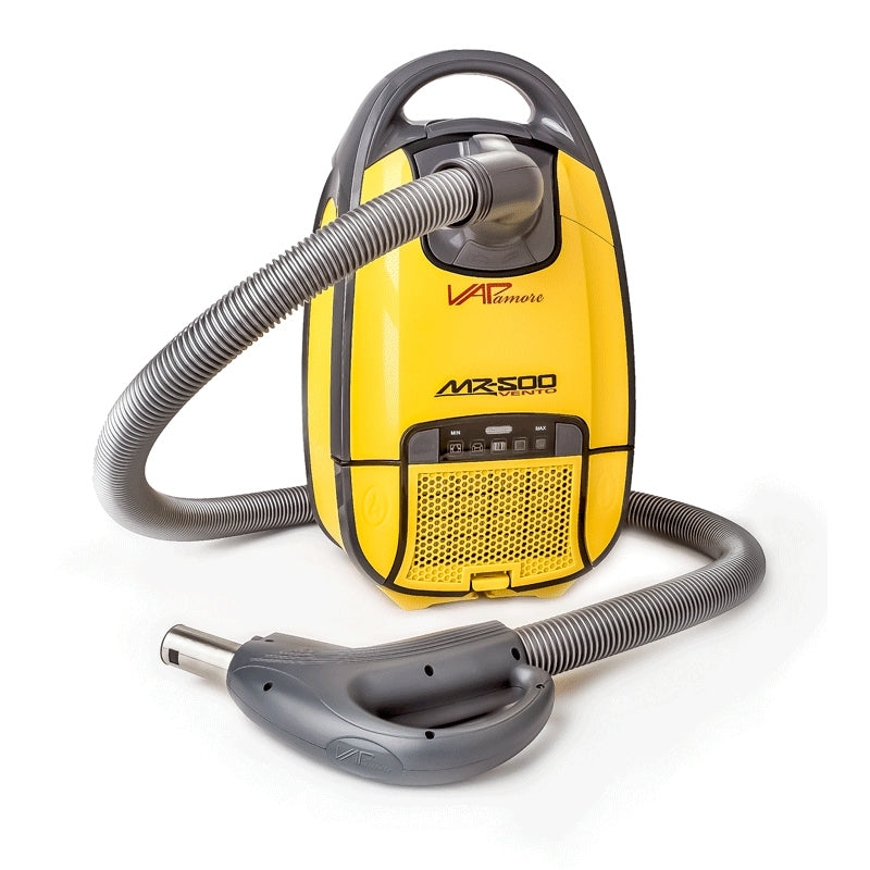 Vapamore MR500 Vento Canister Vacuum with Powerhead, 1400W, 26' Cord