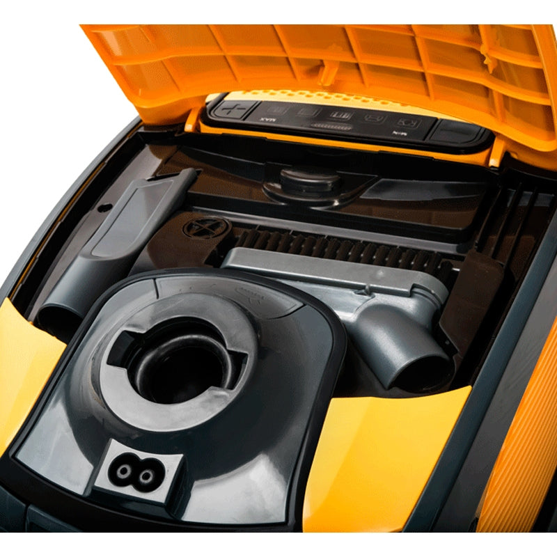 Vapamore MR500 Vento Canister Vacuum with Powerhead, 1400W, 26' Cord