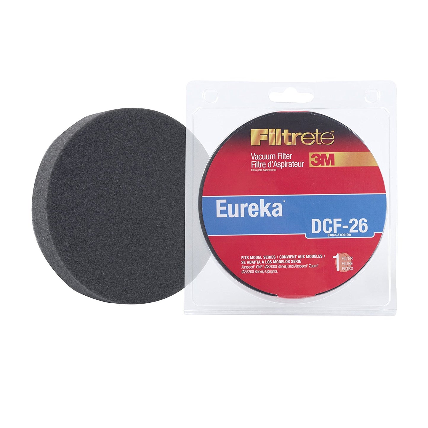Eureka DCF-26 Allergen Vacuum Foam Filter by 3M Filtrete