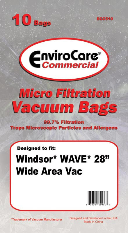 Windsor Nuwave, Wave & Ivacuum Vacuum Bags, 10 Pack - Generic