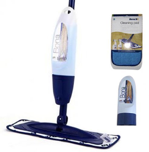 SPRAY MOP-HARDWOOD-BONA PRO,W/33oz CART & 4oz CON.