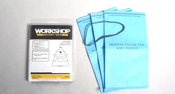 PRO TEAM PAPER BAGS WORKSHOP,3PK,2.5 GALLON UNITS #WS01025F