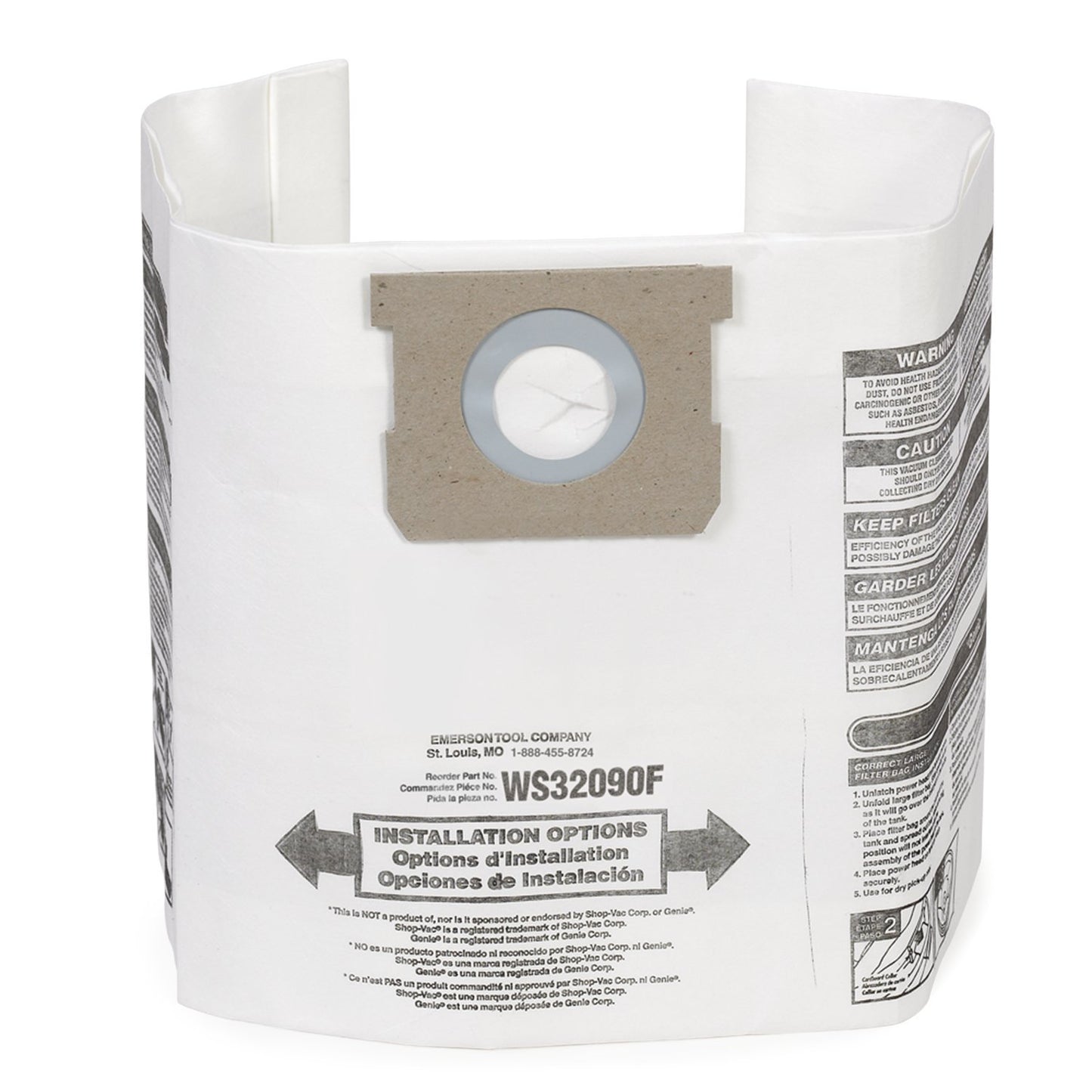 WORKSHOP Wet Dry Vacuum Bags WS32090F