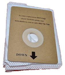 Euro-Pro Shark XFH242 Synthetic HEPA Vacuum Bags - 10 Pack - Genuine