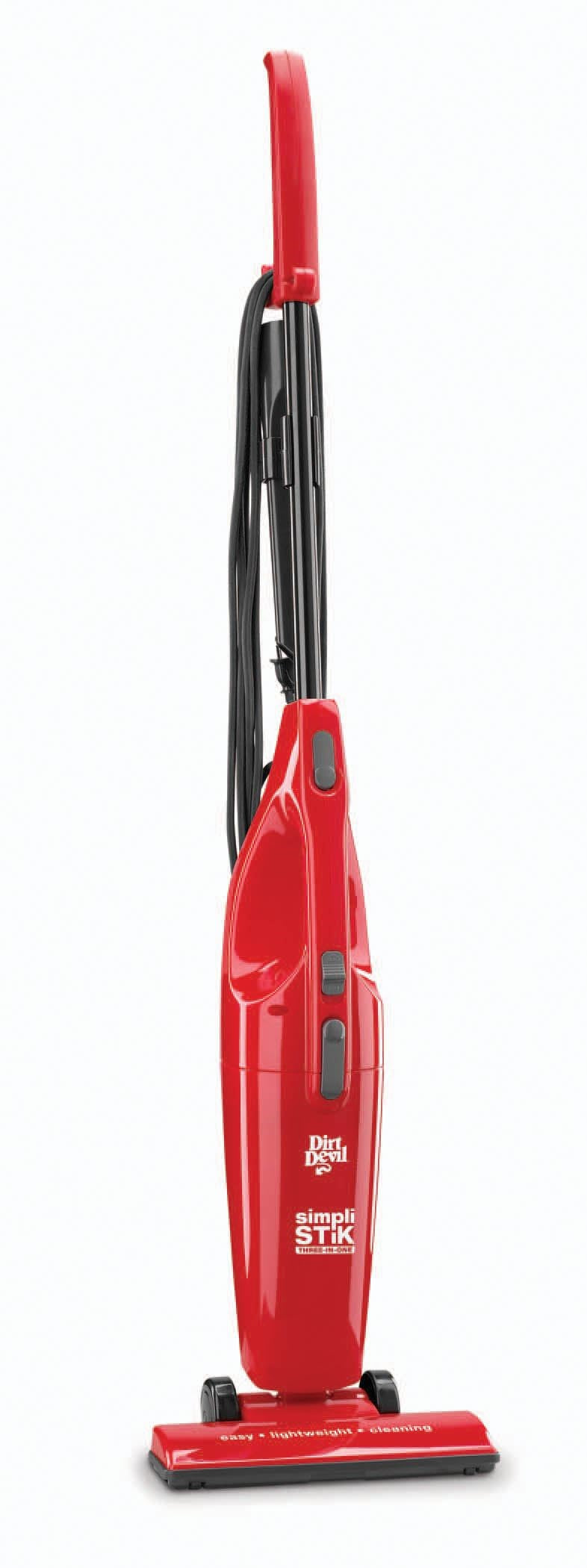Dirt Devil Simpli-Stik Lightweight Corded Bagless Stick Vacuum SD20000RED