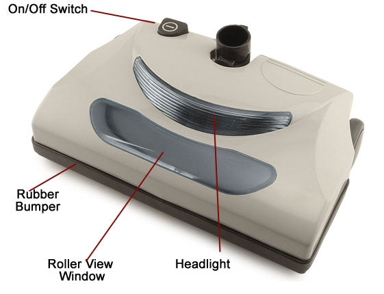 Fitall: FA-5750-2 Nozzle, Gray PB11 Metal Brush W/Switch/Headlight