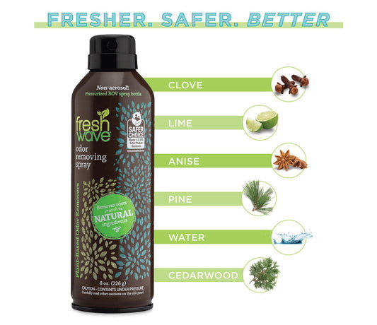 Odor Removing Spray, Non-Aerosol, Fine Mist, 8 oz. SKU: 011