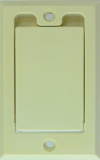 ALMOND AUTO INLET PLATE-HAYDEN N/S SQUARE DOOR