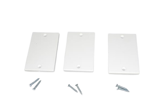 TEMPORARY INLET COVER,WHITE-CENTRAL VAC(3PK)