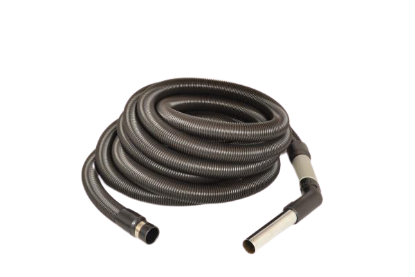 HOSE COMPLETE-30FT,CENTRAL VAC,CRUSH PROOF,BLACK