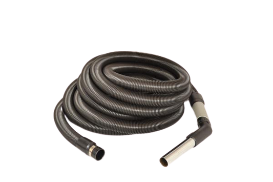 HOSE COMPLETE-30FT,CENTRAL VAC,CRUSH PROOF,BLACK