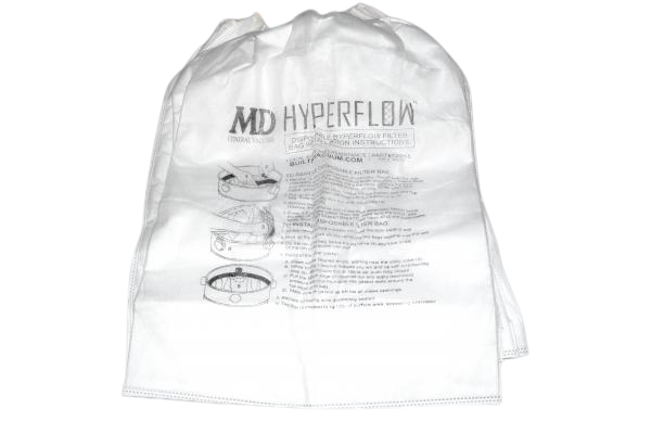 PAPER BAGS-MD HYPERFLOW,5PK,CENTRAL VAC,8 GALLON