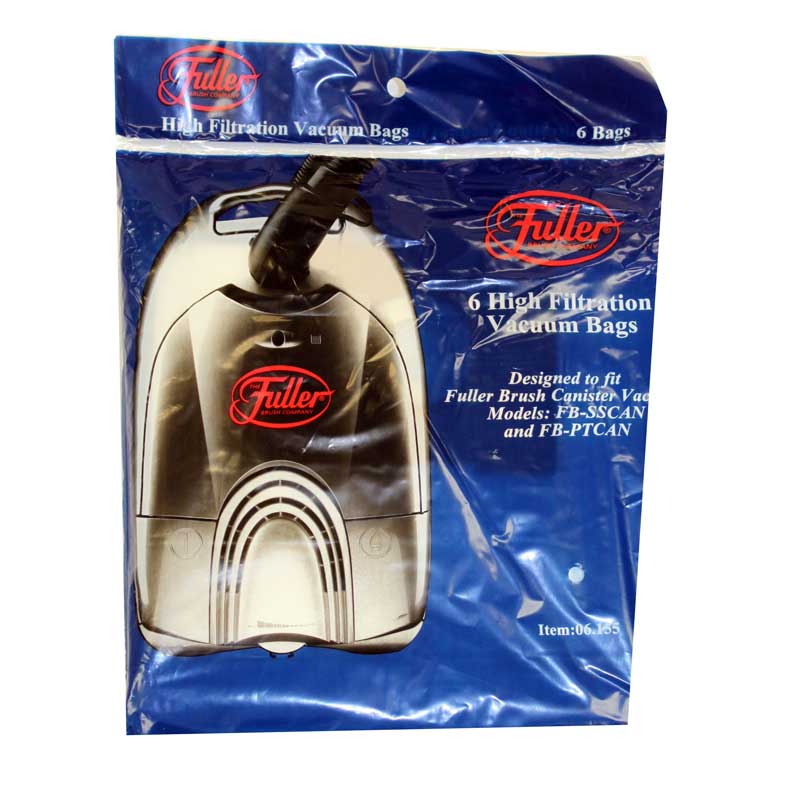 Fuller Brush 06.155 Canister vacuum cleaner bags - Genuine - 6 pack