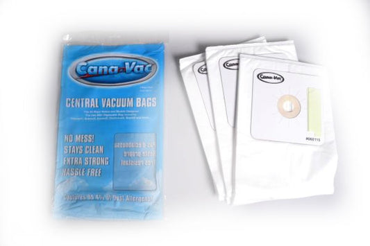 PAPER BAGS-TITAN TCS5702,TCS6602 CENTRAL VAC,3PK