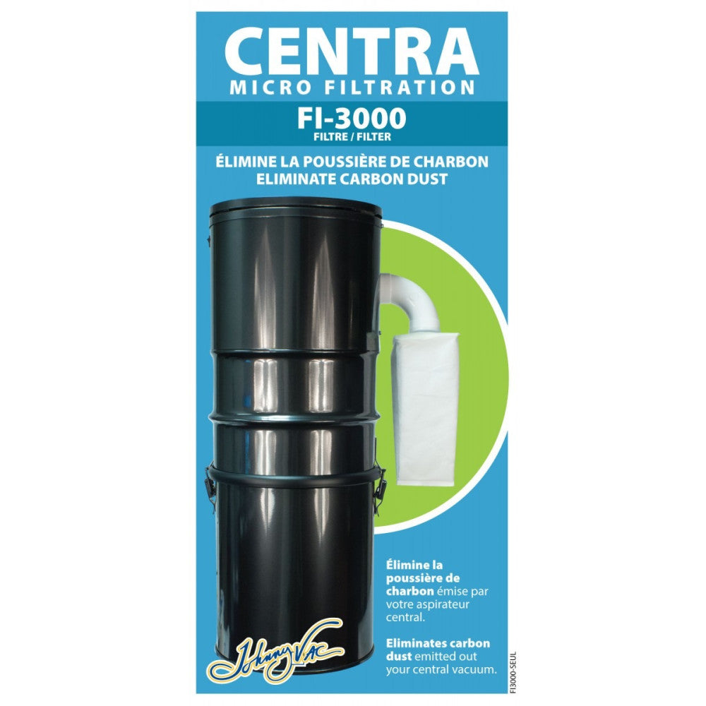 Centra Exhaust Filter for Central Vacuum Cleaners - Micro Filtration  FI-3000