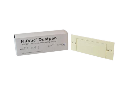 KIT VAC DUST PAN,ALMOND,FLUSH MOUNT