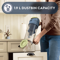 Electrolux Ultimate500 Pet EHVS55P5AD upright vacuum, Denim Blue