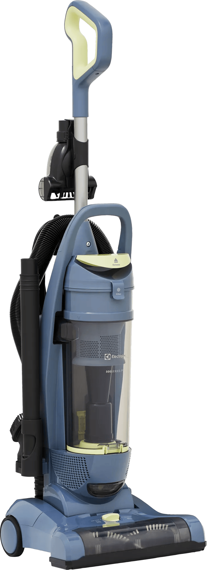 Electrolux Ultimate500 Pet EHVS55P5AD upright vacuum, Denim Blue