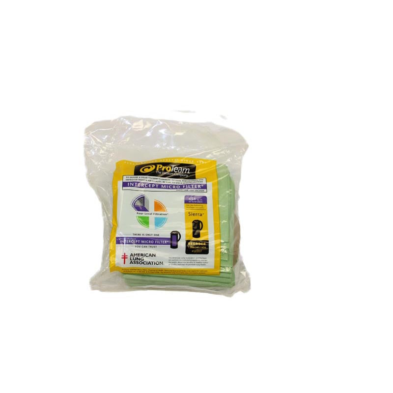 ProTeam 103227 Intercept Micro Filter Bags for Sierra  Hummer Backpack - 10 pack