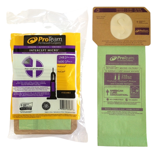 Proteam – Bolsa de papel, Extreme Intercept Micro proforce 10 Pack 103483