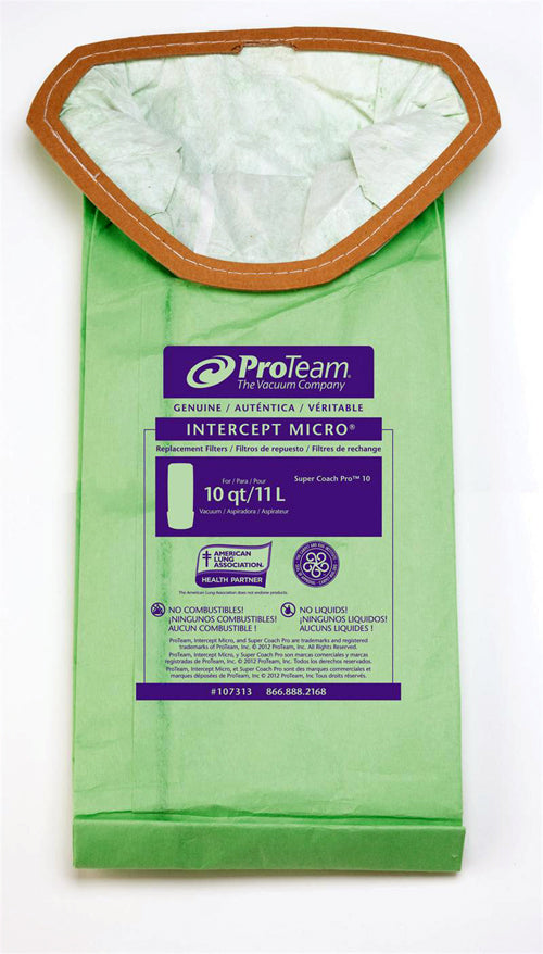 PAPER BAG, 10QT TRIANGLE COLLAR PRO10 SUPERCOACH