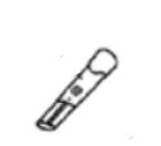 CREVICE TOOL-ELECTROLUX EL4200 CANISTER
