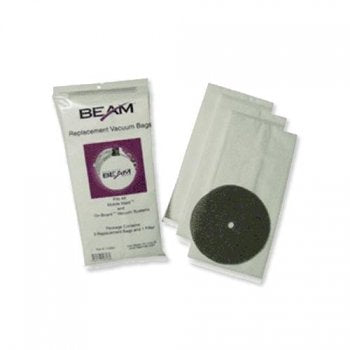 Beam Central Vac All Mobile Maid & On-Board Vacuum Systems Bags 3 Pk 1 Filter - 110041, B69041-6