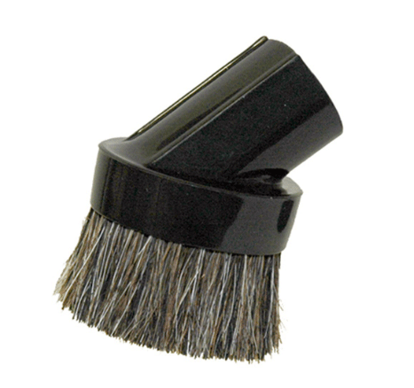 Round Dusting Brush with Natural Bristles - 1 1/4 or 32mm End