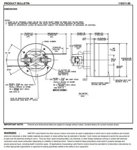 TriStar, Compact Vacuum Cleaner Motor 2-stage, 5.7 inch, 110-120 volt.
