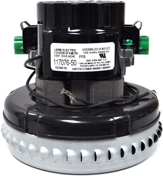 LAMB AMETEK 117076-50 1-STAGE 5.7″ VACUUM MOTOR, 120 VOLT