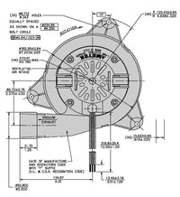 Ametek Lamb 7.2 Inch 120 Volt b/B 2 Stage Tangential Bypass Motor 117478-12