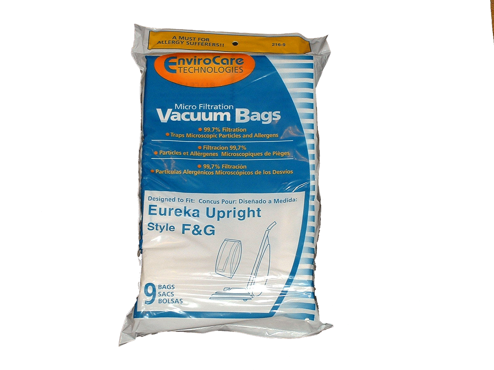 Sanitaire F&G Micro-Filtration Vacuum Bags - Generic - 54 Bags