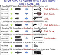 1 1/4 inch Vacuum Attachments 1-1/4 inch 1-3/8 inch Vacuum Cleaner Accessories for 32mm and 35mm Standard Hose