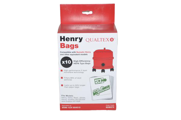 PAPER BAGS-NUMATIC,HENRY,JAMES,HETTY,10PK,CANISTER AFTERMARKET