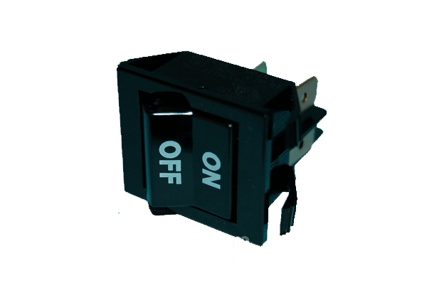 Proteam: PV-100743 Switch, Black Rocker 4 Terminals ProVac