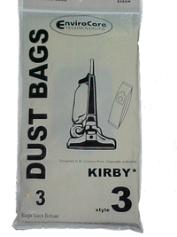 Kirby Style 3 Vacuum Cleaner Bags - 3 pack - Generic