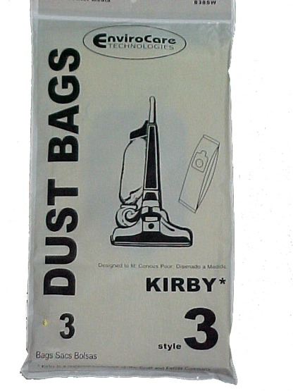 Kirby Style 3 Vacuum Cleaner Bags - 3 pack - Generic