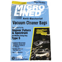 Hoover S Vacuum  Bags 4010100S- Generic - 9 pack