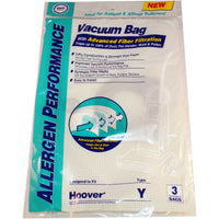 Hoover Y- Advanced Fiber Filtration Vacuum Bags 4010801Y, AH10040 - Generic - 3 Pack
