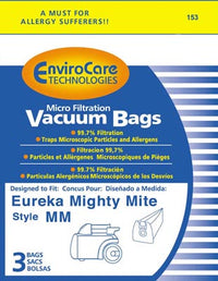 Eureka Style MM Envirocare Micro-Filtration Vacuum Bags - 3 Pack
