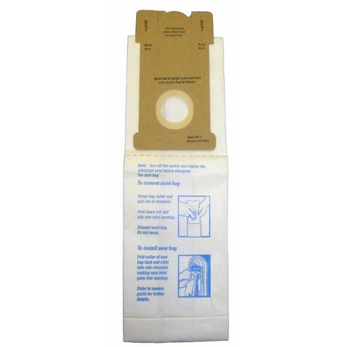 General Electric / Walmart GE-1 MicroLined Upright Vacuum Cleaner bags - 6 pack